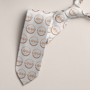 Custom Company Logo Promotional Business Corporate Tie