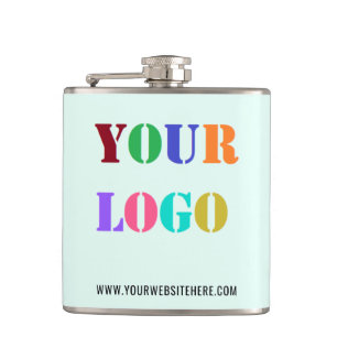 Custom Company Logo Promotional Business Flask