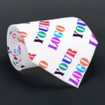 Custom Company Logo Promotional Business Neck Tie<br><div class="desc">Custom Colours - Neck Tie with Your Company Logo Promotional Business Personalised Ties / Gift - Add Your Logo / Image - Resize and move or remove and add elements- image / text with Customisation tool. Choose / add your favourite background / text colour ! ( Select your logo colour...</div>