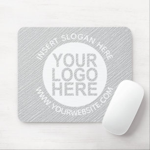 Custom Company Logo Promotional Grey Mouse Pad
