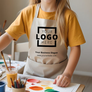Custom Company Logo Promotional Uniform School Kids Apron