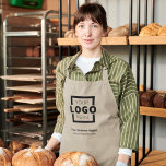 Custom Company Logo Promotional Uniform Standard Apron<br><div class="desc">Easily personalise this custom apron with your own company logo. Promotional aprons custom branded with your business logo can be a uniform for employees, wait staff, and workshops, or promotional giveaways for customers. This apron with pocket is ideal for a catering company, chef, restaurant, bakery, grocery store owner, paint shop,...</div>