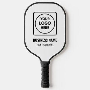 Custom Company Logo Slogan Promo Design Pickleball Paddle