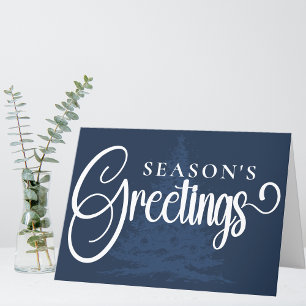 Custom Company Logo Small Business Christmas Holiday Card