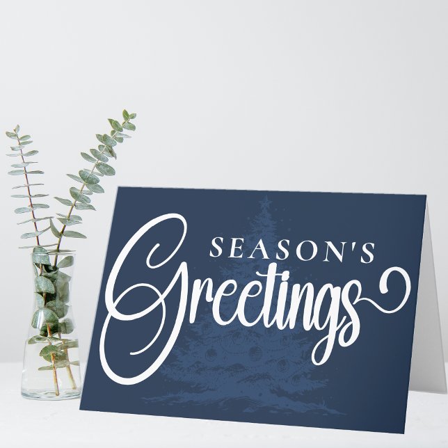 Custom Company Logo Small Business Christmas Holiday Card (Creator Uploaded)