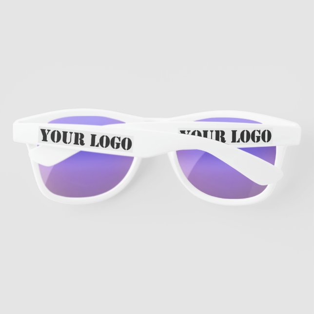Custom Company Logo Sunglasses Business Promotion (Back)