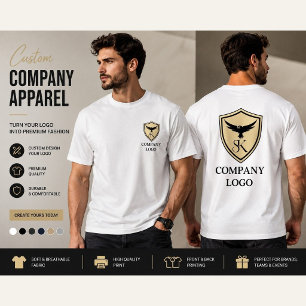 Custom Company Logo T-Shirt Personalised Busines