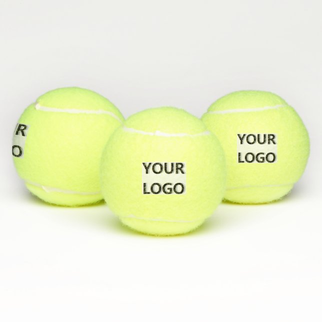 Custom Company Logo Tennis Balls Template (Multi)
