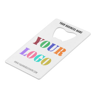 Custom Company Logo Text Bottle Opener Template