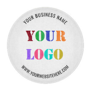 Custom Company Logo Text Business Cutting Board