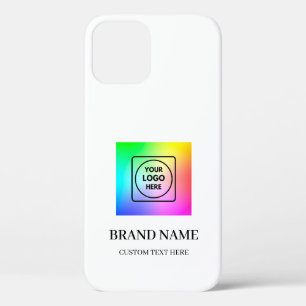 Custom Company Logo Text iphone case