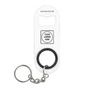 Custom Company Logo Text Keychain Branding Design