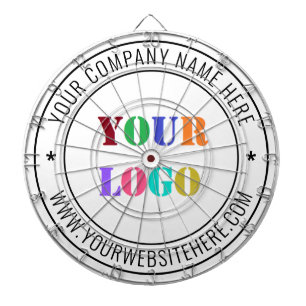 Custom Company Logo Text Personalised Dart Board