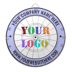 Custom Company Logo Text Personalised Dart Board