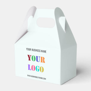 Custom Company Logo Text Your Business Favour Boxe Box