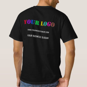 Custom Company Logo Text Your Business T-Shirt