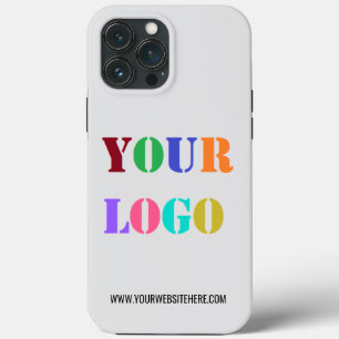 Custom Company Logo Website Business iPhone Case