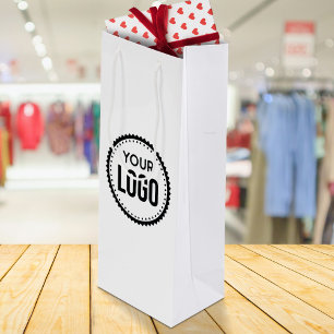 Custom Company Logo Wine Gift Bag