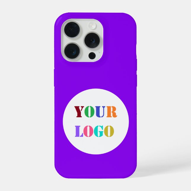 Custom Company Logo Your Business iPhone Case (Back)