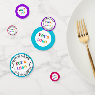 Custom Company Logo Your Business Party Confetti