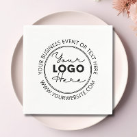 Custom Company or Business Event Logo White