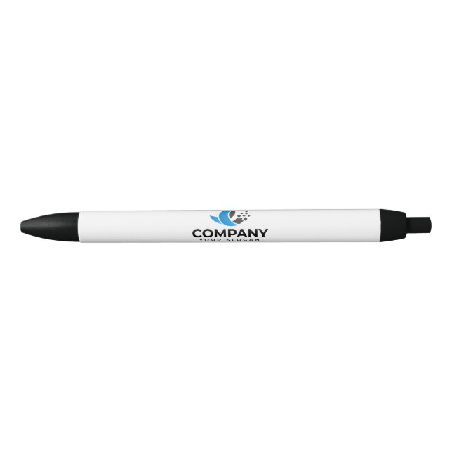 Custom Company promotional  Black Ink Pen (Front)