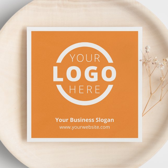 Custom Company Promotional Business Logo Branded Napkin (Creator Uploaded)