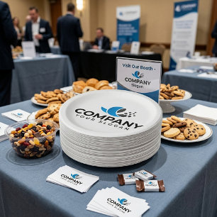 Custom Company promotional Paper Plate