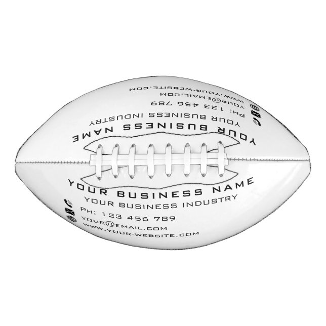Custom Company Promotional Personalised Football (Front)