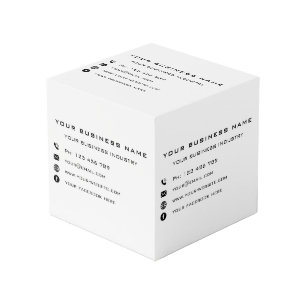 Custom Company Promotional Your Business Cube