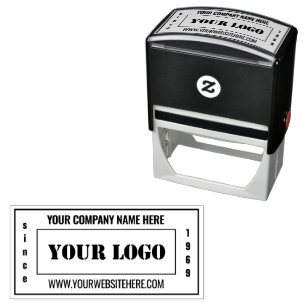 Custom Company Stamp Example with Logo