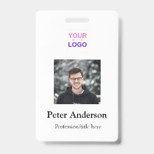 Custom company store business employee ID badge
