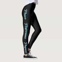 Custom Company Tagline Electric-Blue Script Black