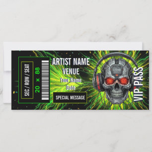 Custom Concert Ticket Gift Idea DIY Event Ticket  Invitation