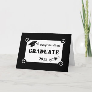Custom Congratulations Graduate 2015 Greeting Card
