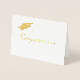 Custom Congratulations Graduate Foil Card