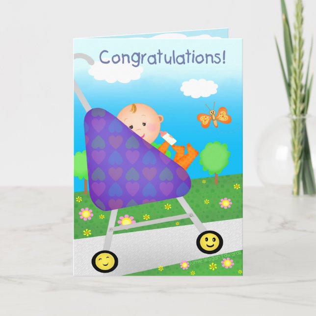 Custom Congratulations New Baby / Arrival Card (Front)