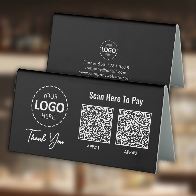 Custom Contactless Payment QR Code Black (Creator Uploaded)