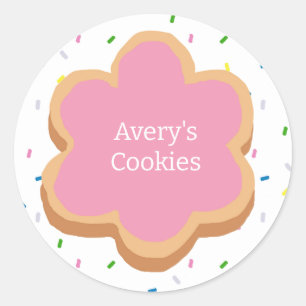 Custom Cookie Sprinkle Company Classic Round Sticker