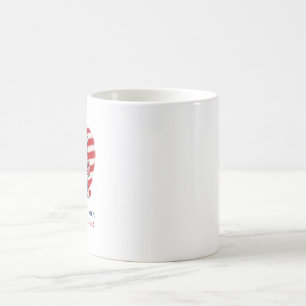 Custom "Cool Dads Club" Heart Patriotic Coffee Mug