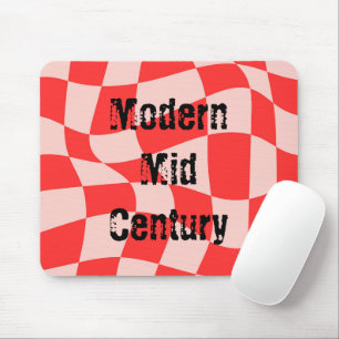 Custom Cool design colourful red Chequered pattern Mouse Pad