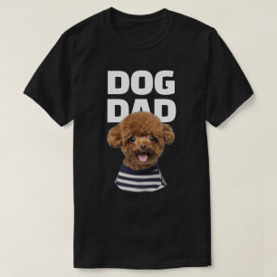 Custom Cool Dog Dad Photo Personalised T-Shirt