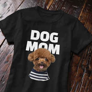 Custom Cool Dog Mum Photo Personalised T-Shirt