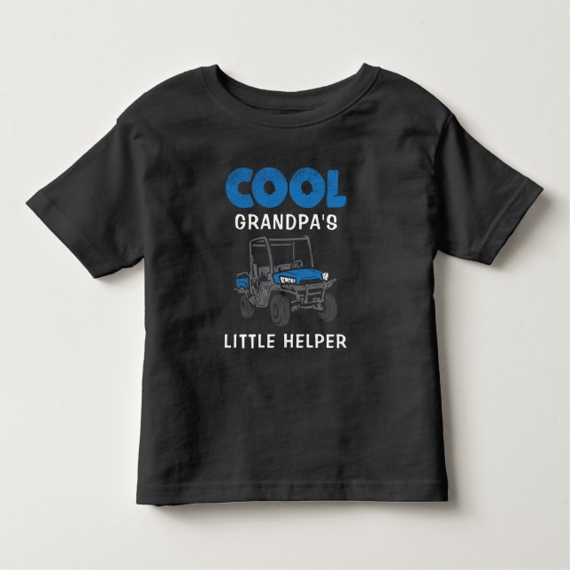 Custom Cool Grandchild Proud Family Matching Toddler T-Shirt (Front)