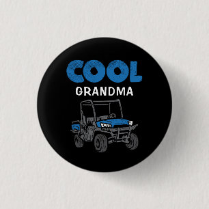 Custom Cool Grandma Proud Family Matching 3 Cm Round Badge
