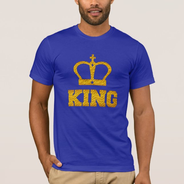 custom cool king graphic crown design T-Shirt (Front)