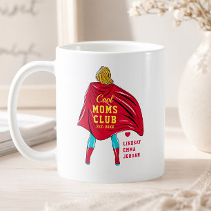 Custom "Cool Mum´s Club" Mug Custom Kids Names