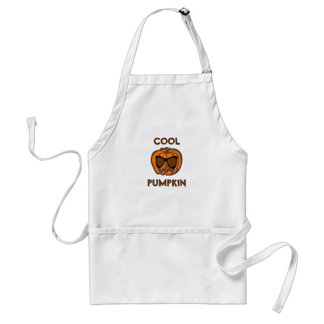 Custom Cool Pumpkin Halloween Standard Apron (Front)