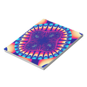 Custom Coral Sea Flower Notepad