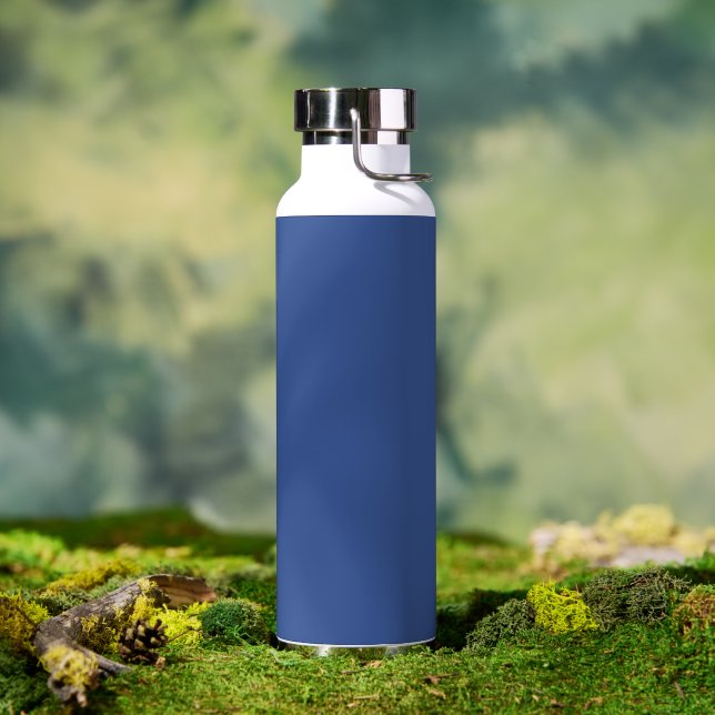 Custom Corporate Blue Insulated Water Bottle (Outdoor)